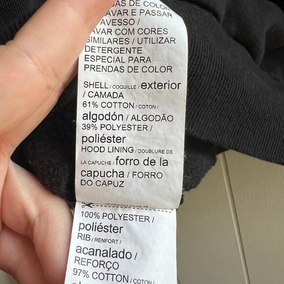 MEN Puma Black Hoodie Size M - Picture 8 of 8